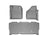 WeatherTech DigitalFit Floor Liners for F-250 Super Duty/F-350 Super Duty [Covers Front & Rear Row, Gray] | 461201-460023