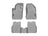 WeatherTech DigitalFit Floor Liners for 2022 2021 2020 2019 2018 2017 Jeep Compass [Covers Front & Rear Row, Gray] | 461205-1-2
