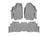 WeatherTech DigitalFit Floor Liners for 2022 2021 2020 2019 2018 Honda Odyssey [Covers Front & Rear Row, Gray] | 461218-1-2