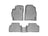 WeatherTech DigitalFit Floor Liners for 2012 2011 2010 2009 2008 2007 Mazda CX-7 [Covers Front & Rear Row, Gray] | 46122-1-2