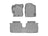 WeatherTech DigitalFit Floor Liners for 2014 2013 2012 Toyota Yaris [Covers Front & Rear Row, Gray] | 4612261-464182