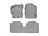 WeatherTech DigitalFit Floor Liners for 2018 2017 2016 2015 Toyota Yaris [Covers Front & Rear Row, Gray] | 4612261-464184