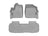 WeatherTech DigitalFit Floor Liners for 2022 2021 2020 2019 2018 Chevrolet Traverse [Covers Front & Rear Row, Gray] | 461228-1-3
