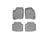 WeatherTech DigitalFit Floor Liners for Chevrolet/Pontiac [Covers Front & Rear Row, Gray] | 46124-1-2