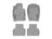 WeatherTech DigitalFit Floor Liners for Q50/Q60 [Covers Front & Rear Row, Gray] | 461258-1-2