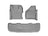 WeatherTech DigitalFit Floor Liners for F-250 Super Duty/F-350 Super Duty [Covers Front & Rear Row, Gray] | 461261-460022