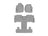 WeatherTech DigitalFit Floor Liners for Expedition/Navigator [Covers Front & Both Rear Rows, Gray] | 461295-1-4