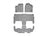 WeatherTech DigitalFit Floor Liners for Chrysler/Dodge/Volkswagen [Covers Front & Both Rear Rows, Gray] | 46141-1-2-3