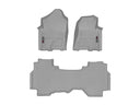 WeatherTech DigitalFit Floor Liners for 2022 2021 2020 2019 Ram 1500 [Covers Front & Rear Row, Gray] | 461428-1-4