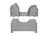 WeatherTech DigitalFit Floor Liners for 2022 2021 2020 2019 Ram 1500 [Covers Front & Rear Row, Gray] | 4614301-4614283