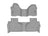WeatherTech DigitalFit Floor Liners for Chevrolet/GMC [Covers Front & Rear Row, Gray] | 4614911-4614369