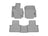 WeatherTech DigitalFit Floor Liners for 2022 2021 2020 2019 Toyota RAV4 [Covers Front & Rear Row, Gray] | 461516-1-2