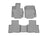WeatherTech DigitalFit Floor Liners for Toyota [Covers Front & Rear Row, Gray] | 461516-1-3