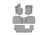 WeatherTech DigitalFit Floor Liners for Mercedes-Benz [Covers Front & Both Rear Rows, Gray] | 461533-1-2-3