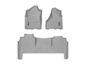 WeatherTech DigitalFit Floor Liners for 2500/3500 [Covers Front & Rear Row, Gray] | 461545-1-5
