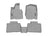 WeatherTech DigitalFit Floor Liners for 2022 2021 2020 Lincoln Aviator [Covers Front & Rear Row, Gray] | 461576-1-2