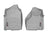WeatherTech DigitalFit Floor Liners for 2500/3500 [Covers Front Row, Gray] | 4615801