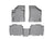 WeatherTech DigitalFit Floor Liners for 2012 2011 2010 2009 2008 2007 Hyundai Veracruz [Covers Front & Rear Row, Gray] | 46159-1-2