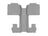 WeatherTech DigitalFit Floor Liners for Mercedes-Benz [Covers 2nd & 3rd Row, Gray] | 4615952