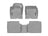 WeatherTech DigitalFit Floor Liners for 2021 2020 Ford Escape [Covers Front & Rear Row, Gray] | 461607-1-2