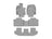 WeatherTech DigitalFit Floor Liners for 2022 2021 2020 Toyota Highlander [Covers 1st 2nd & 3rd Row, Gray] | 461609-1-2-3