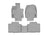 WeatherTech DigitalFit Floor Liners for 2022 2021 2020 Toyota Highlander [Covers Front & Rear Row, Gray] | 461609-1-2