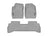 WeatherTech DigitalFit Floor Liners for 2022 2021 2020 Buick Encore GX [Covers Front & Rear Row, Gray] | 461617-1-2