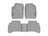 WeatherTech DigitalFit Floor Liners for 2022 2021 Chevrolet Trailblazer [Covers Front & Rear Row, Gray] | 461617-1-5