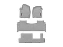 WeatherTech DigitalFit Floor Liners for Cadillac/Chevrolet/GMC [Covers 1st 2nd & 3rd Row, Gray] | 461632-1-2-4