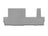 WeatherTech DigitalFit Floor Liners for Escalade ESV/Yukon XL [Covers Rear (3rd) Row, Gray] | 4616326