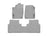 WeatherTech DigitalFit Floor Liners for 2021 Volkswagen ID.4 [Covers Front & Rear Row, Gray] | 461637-1-2