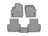 WeatherTech DigitalFit Floor Liners for 2021 2020 2019 2018 2017 Bentley Bentayga [Covers Front & Rear Row, Gray] | 4616451-468874
