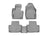 WeatherTech DigitalFit Floor Liners for 2022 2021 Hyundai Elantra [Covers Front & Rear Row, Gray] | 461652-1-2