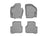 WeatherTech DigitalFit Floor Liners for CC/Passat [Covers Front & Rear Row, Gray] | 46167-1-2
