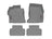 WeatherTech DigitalFit Floor Liners for 2022 2021 2020 2019 Genesis G70 [Covers Front & Rear Row, Gray] | 4616941-4614792