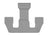 WeatherTech DigitalFit Floor Liners for 2021 Jeep Grand Cherokee L [Covers Rear (3rd) Row, Gray] | 4616963