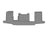 WeatherTech DigitalFit Floor Liners for QX60/Pathfinder [Covers Rear (3rd) Row, Gray] | 4616983
