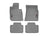 WeatherTech DigitalFit Floor Liners for BMW [Covers Front & Rear Row, Gray] | 4617121-4615302
