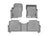 WeatherTech DigitalFit Floor Liners for Frontier/Equator [Covers Front & Rear Row, Gray] | 461761-460473