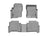 WeatherTech DigitalFit Floor Liners for 2021 2020 2019 2018 2017 2016 2015 2014 2013 2012 2011 2010 2009 2008 Nissan Frontier [Covers Front & Rear Row, Gray] | 461761-460474