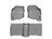 WeatherTech DigitalFit Floor Liners for 2008 2007 Honda Fit [Covers Front & Rear Row, Gray] | 46177-1-2