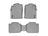 WeatherTech DigitalFit Floor Liners for 2011 2010 2009 2008 Toyota Tacoma [Covers Front & Rear Row, Gray] | 461781-460214