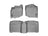 WeatherTech DigitalFit Floor Liners for 2013 2012 2011 2010 2009 Honda Fit [Covers Front & Rear Row, Gray] | 46181-1-2