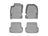 WeatherTech DigitalFit Floor Liners for Audi [Covers Front & Rear Row, Gray] | 46194-1-2