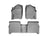 WeatherTech DigitalFit Floor Liners for 2015 2014 2013 2012 2011 2010 2009 2008 Nissan Titan [Covers Front & Rear Row, Gray] | 462091-460192