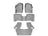 WeatherTech DigitalFit Floor Liners for QX56/Armada [Covers Front & Both Rear Rows, Gray] | 462091-460194-3