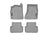 WeatherTech DigitalFit Floor Liners for Audi [Covers Front & Rear Row, Gray] | 46212-1-2