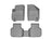 WeatherTech DigitalFit Floor Liners for 2011 2010 2009 Dodge Journey [Covers Front & Rear Row, Gray] | 46224-1-2