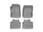 WeatherTech DigitalFit Floor Liners for 2009 2008 Pontiac G8 [Covers Front & Rear Row, Gray] | 46225-1-2