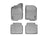 WeatherTech DigitalFit Floor Liners for Malibu/Aura [Covers Front & Rear Row, Gray] | 462261-461442